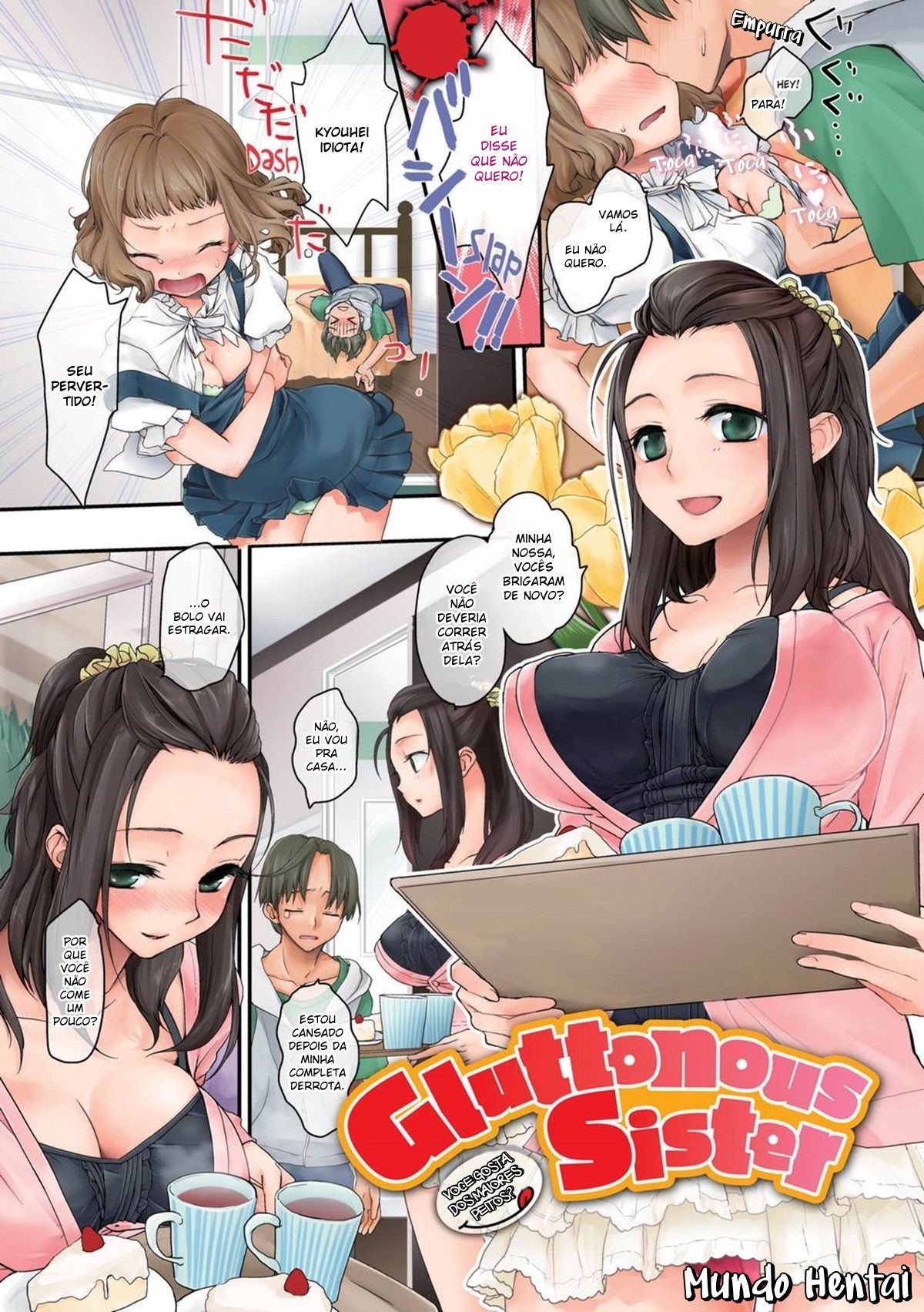 Capa de [Comic Kairakuten (Toroshio)]  Irmã Gulosa  [Sem Censura]
