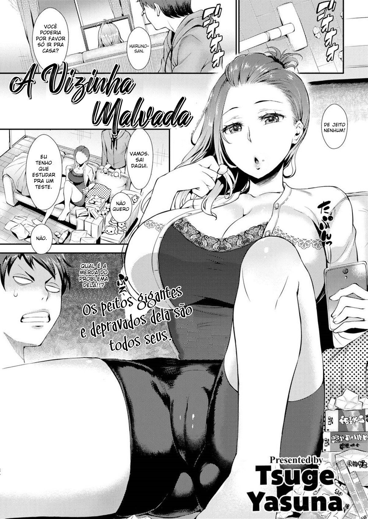 Capa de [Comic Shitsurakuten (Tsuge Yasuna)]  A Vizinha Malvada  [Sem Censura]