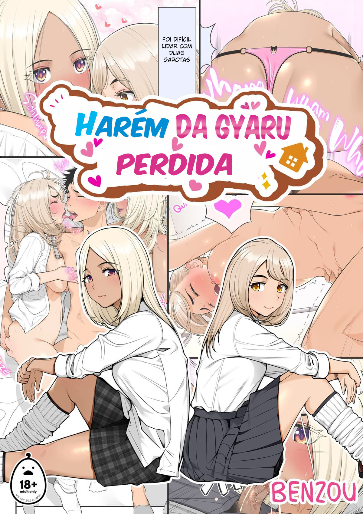 Capa de [Clammbon (Benzou)]  Harém da Gyaru Perdida [Digital]