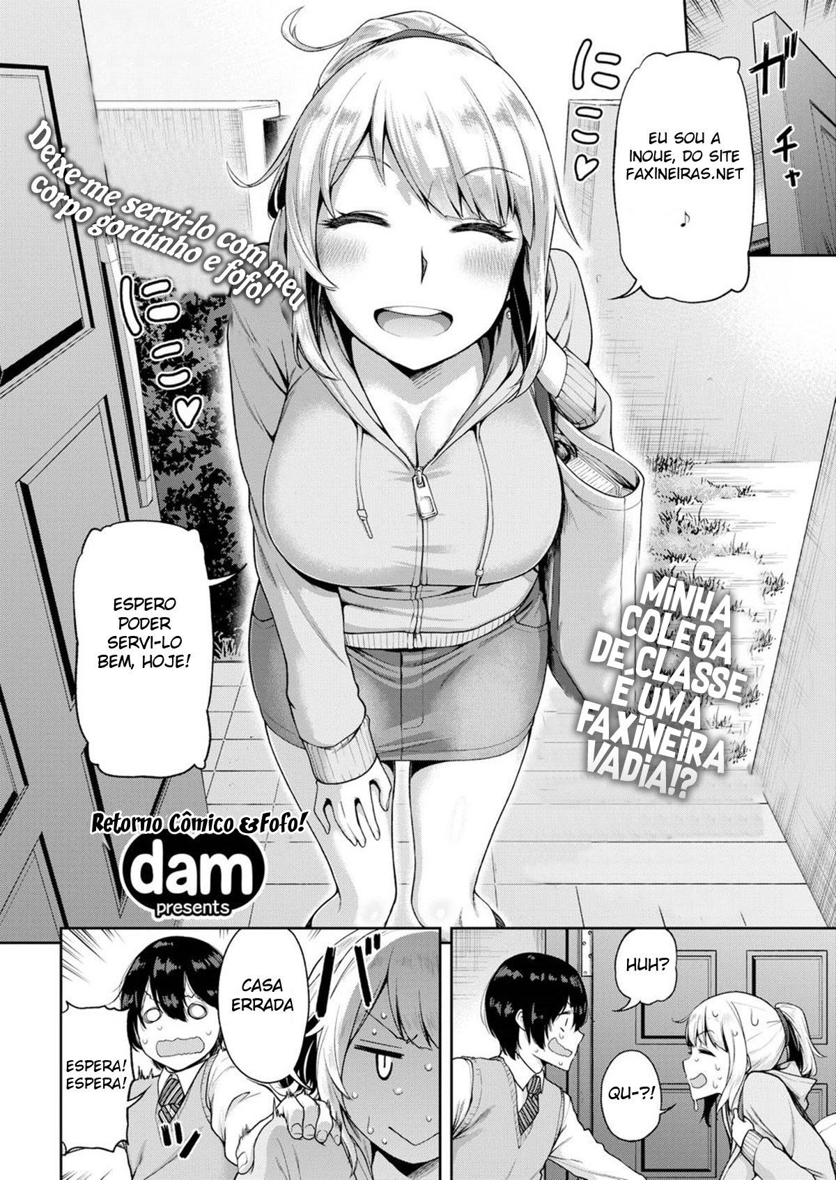 Capa de [Comic Shitsurakuten (Dam)]  Minha Colega de Classe é uma Faxineira Vadia?!