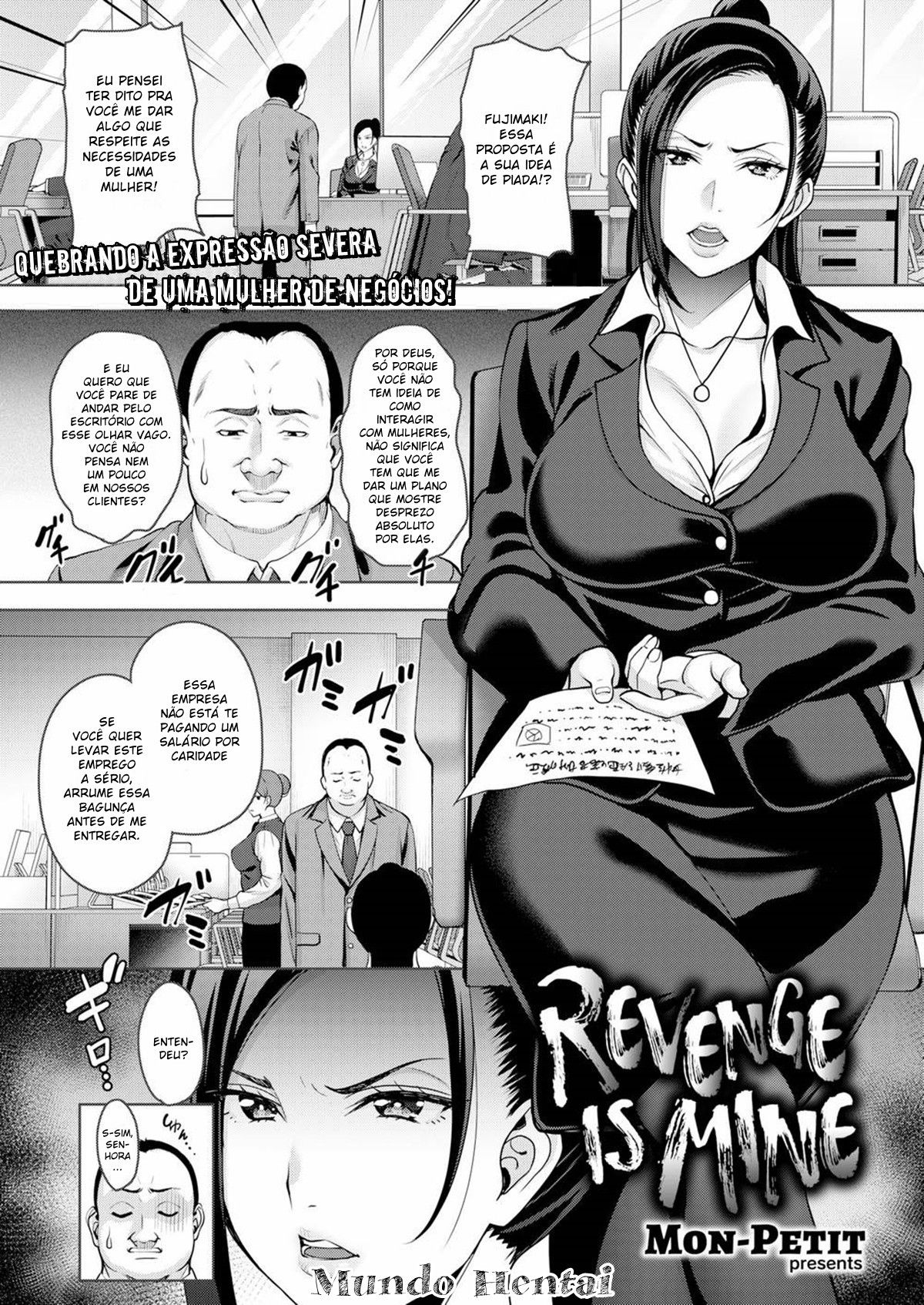 Capa de [Comic Shitsurakuten (Mon-Petit)]  Revenge is Mine  [Sem Censura]