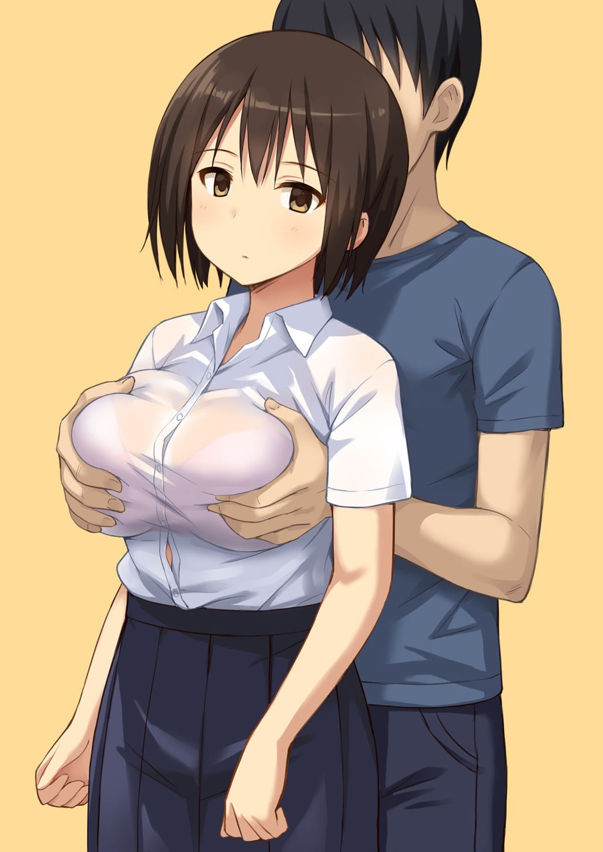 Capa de [Hiyori Hamster]  A História de Como Tornei Minha Colega de Classe o meu Onahole Através de uma Maldição de Obediência [Digital]