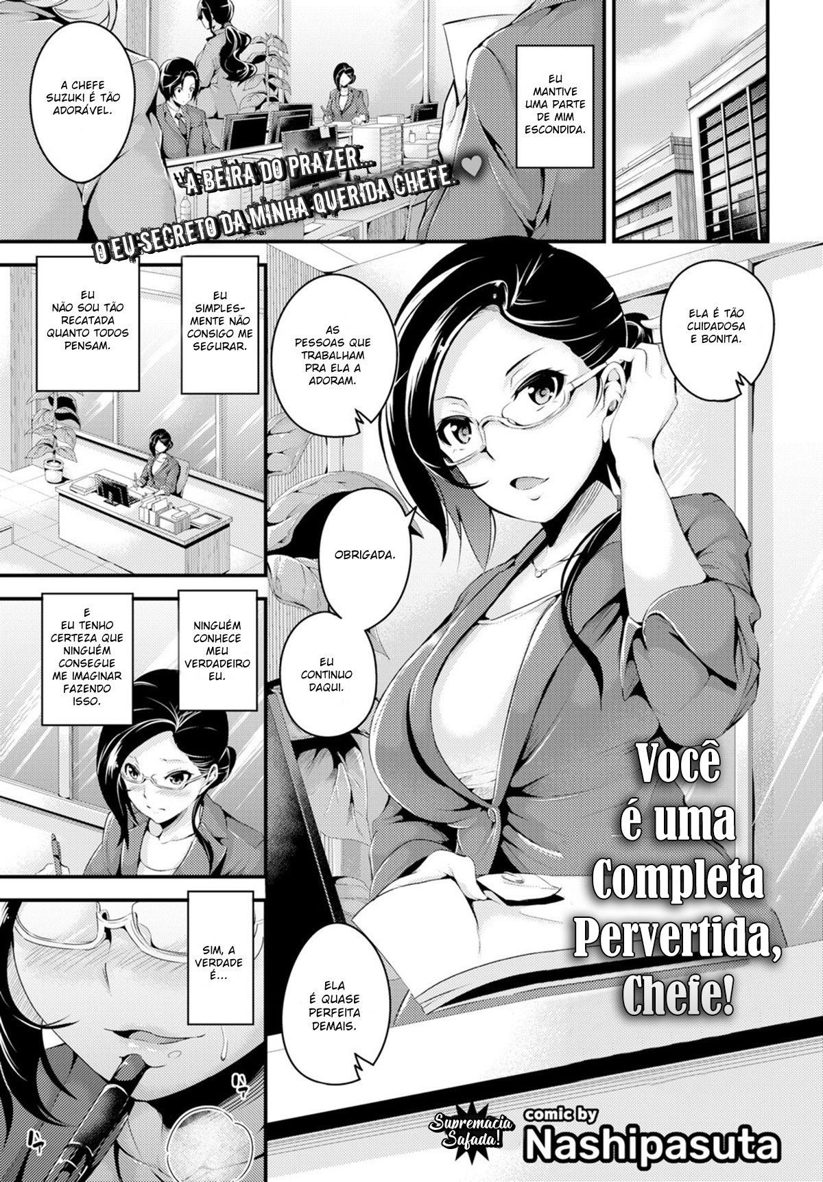 Capa de [Comic Bavel (Nashipasuta)]  Você é uma Completa Pervertida, Chefe!  [Sem Censura]