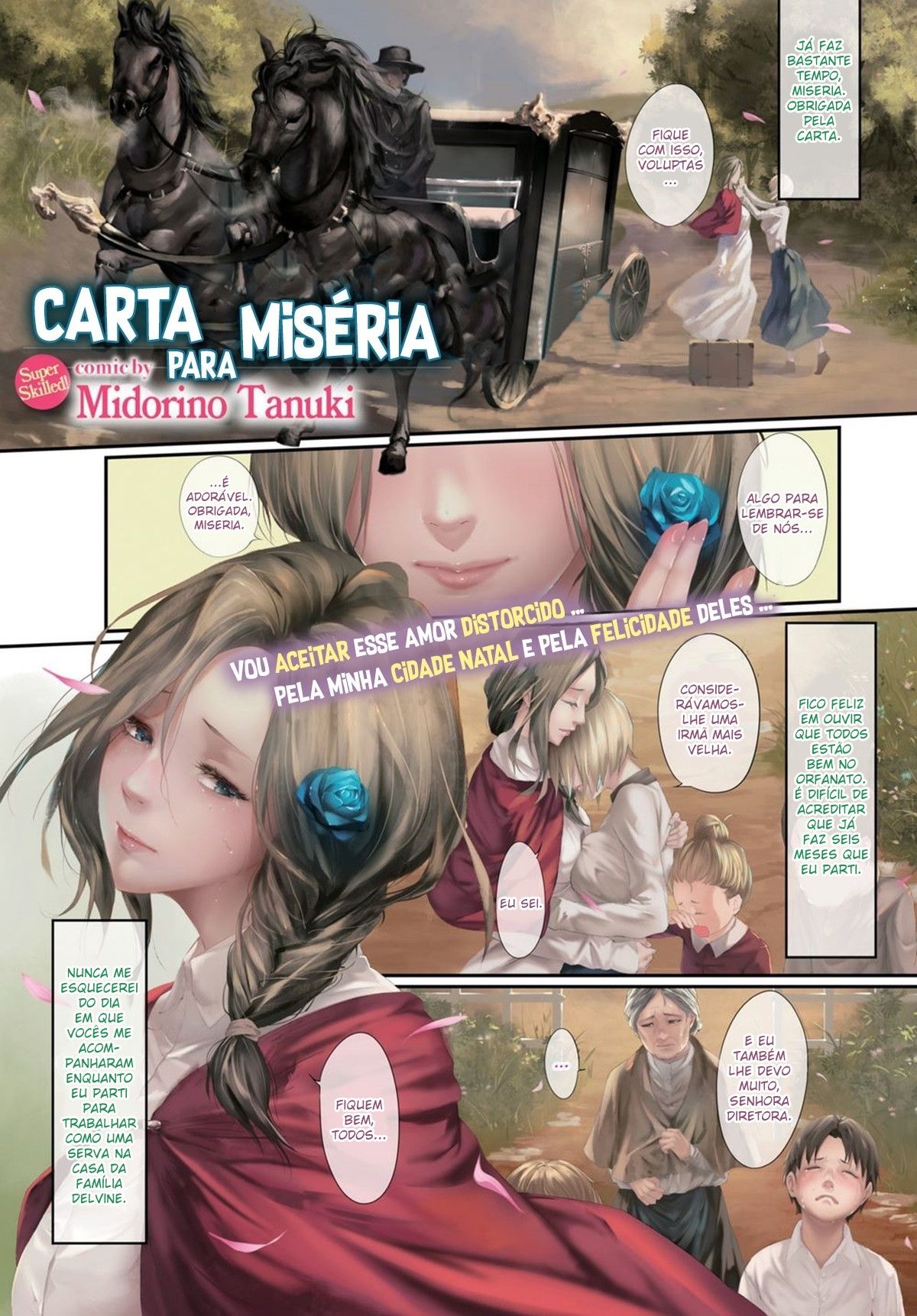 Capa de [Comic Bavel (Midorino Tanuki)]  Carta para Miséria  [Sem Censura