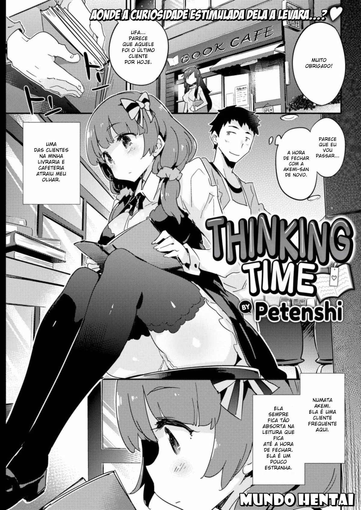 Capa de [Comic Kairakuten BEAST (Petenshi)]  Thinking Time  [Sem Censura]